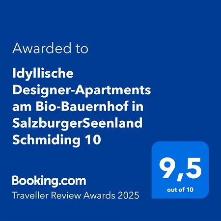 Idyllische Designer-apartments Am Bio-bauernhof In Salzburgerseenland Schmiding 10 Appartement *