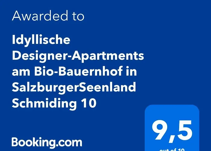 Idyllische Designer-apartments Am Bio-bauernhof In Salzburgerseenland Schmiding 10 Apartamento *